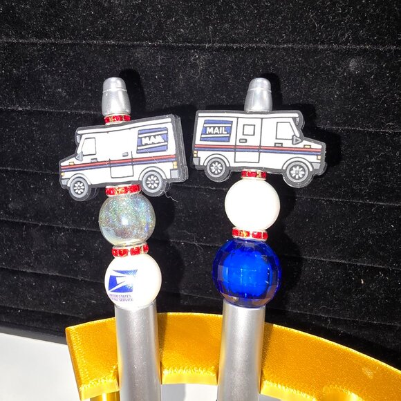 Bundle of 6 Mail Truck Pens by PenGwensPosh - Picture 3 of 4